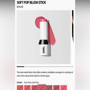 New Makeup By Mario Blush Stick Pink